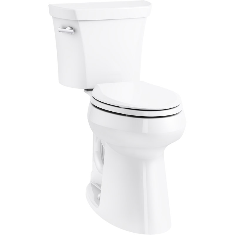 Kohler Highline Tall TwoPiece Elongated Tall Toilet With Exposed